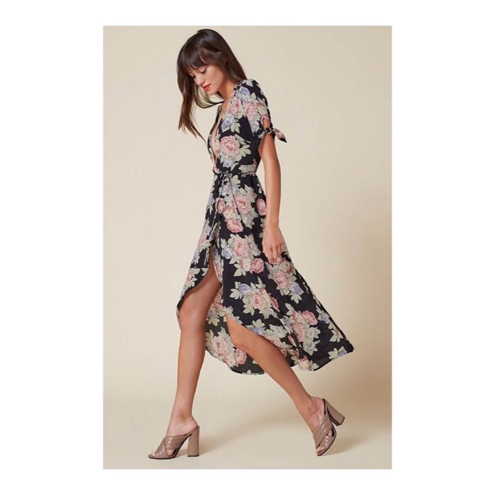 Reformation Royce Dress in Floral  - Small